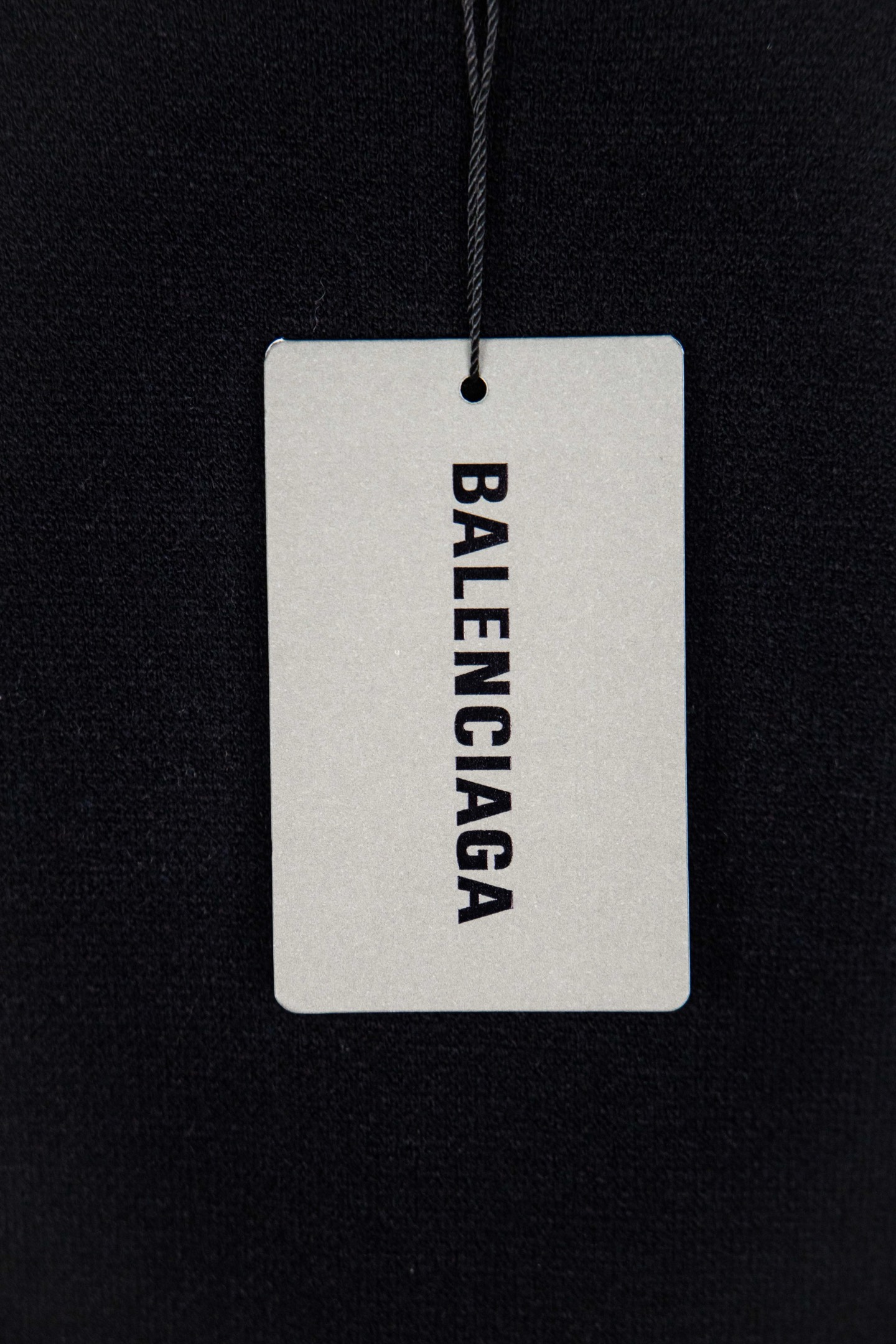 BALENCIAGA 原單男女款黑色圓領針織衫 白色字母Logo秋冬休閒毛衣| 11 BALENCIAGA 原單男女款黑色圓領針織衫 白色字母Logo秋冬休閒毛衣