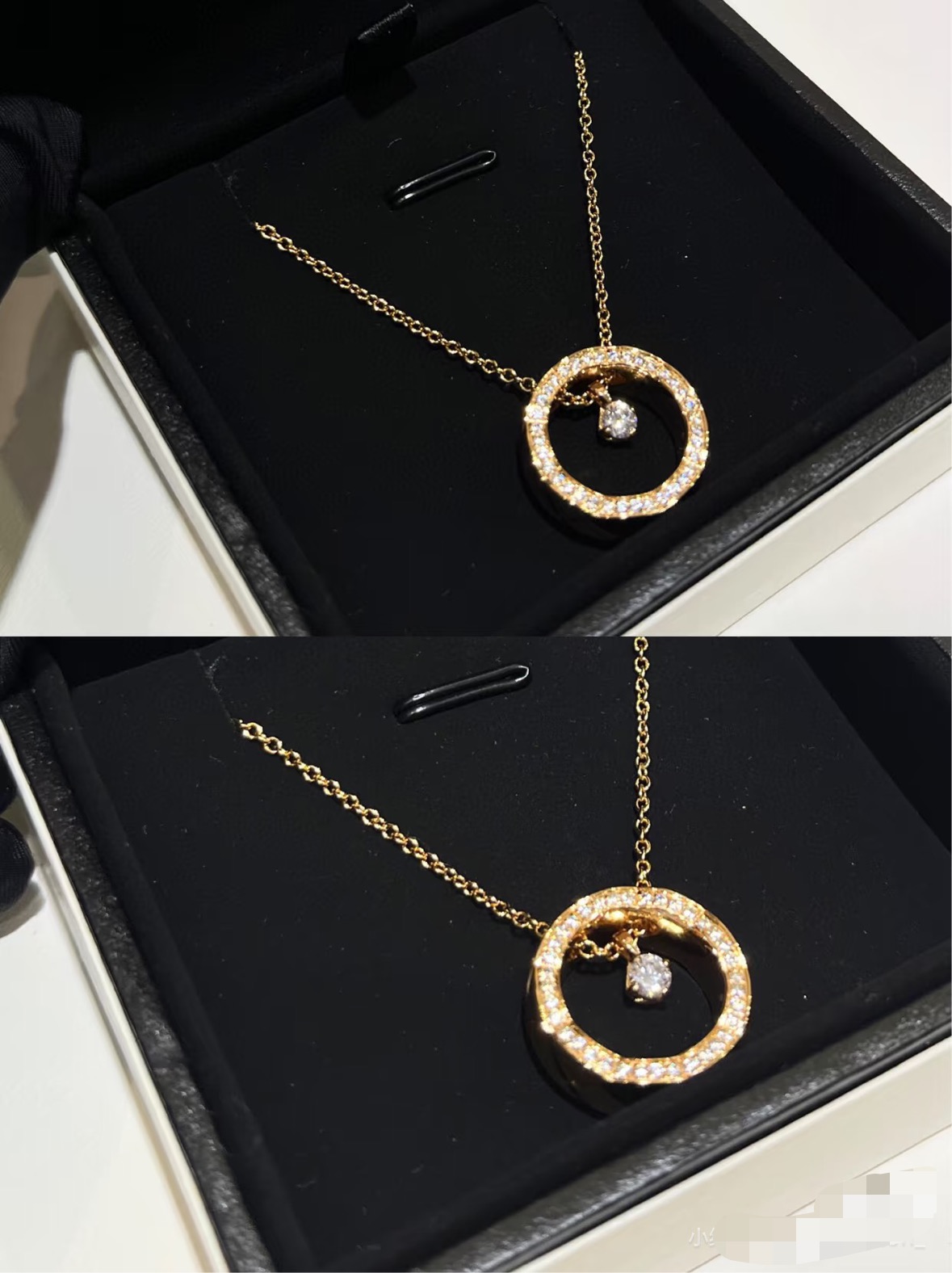 CHANEL高仿女士圓環鑲鑽項鍊 金銀雙色精緻吊墜百搭鎖骨鏈| 13 CHANEL高仿女士圓環鑲鑽項鍊 金銀雙色精緻吊墜百搭鎖骨鏈