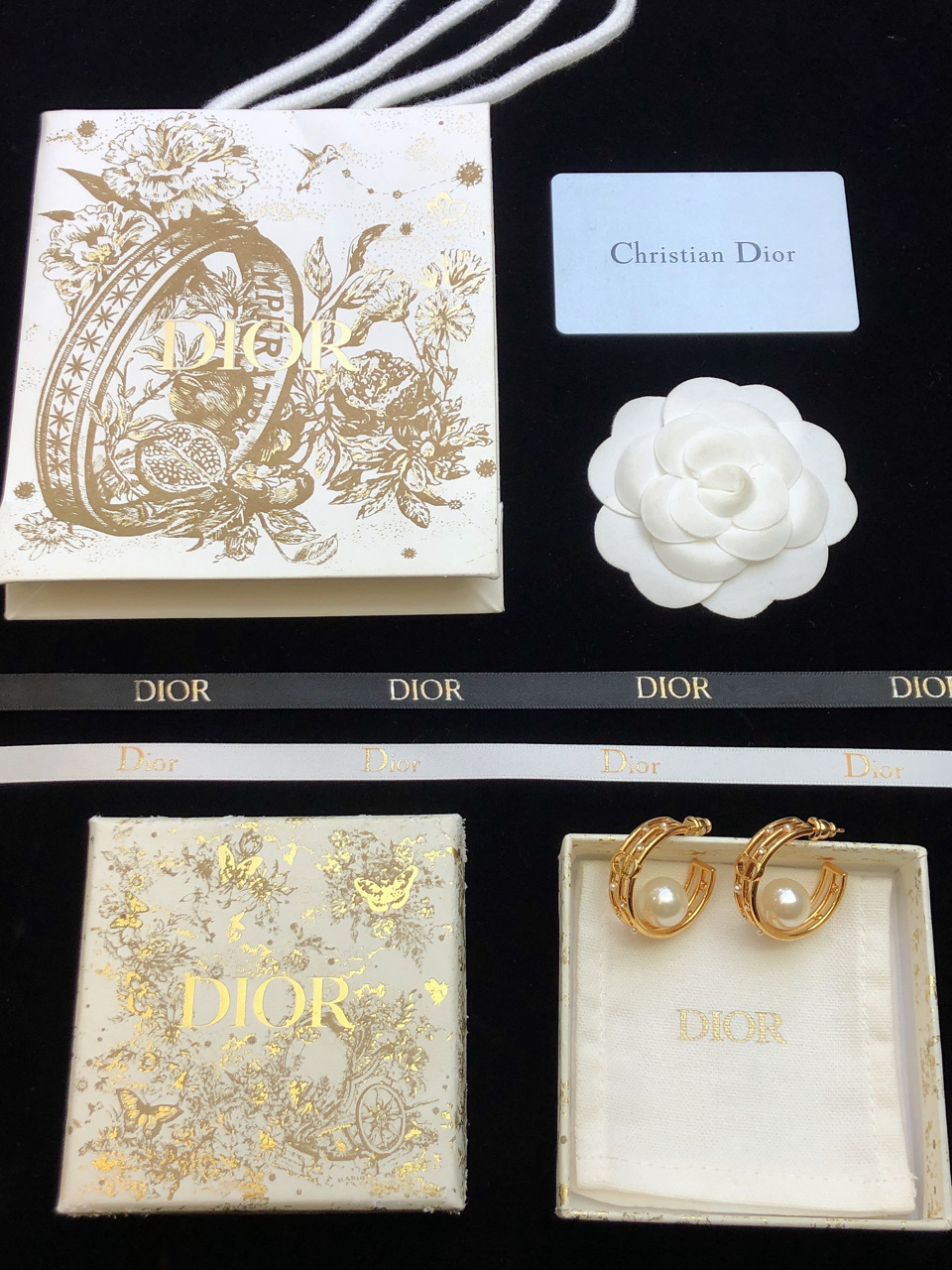 高仿Dior CD圓環耳環 金色珍珠水鑽鏤空造型耳飾| 11 高仿Dior CD圓環耳環 金色珍珠水鑽鏤空造型耳飾