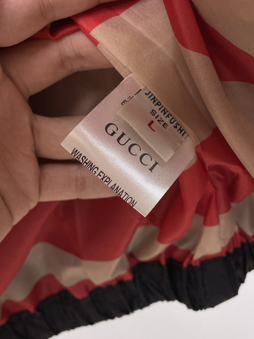 GUCCI 高仿雙G滿版連帽外套 男士拼色拉鍊防風夾克潮流款| 15 GUCCI 高仿雙G滿版連帽外套 男士拼色拉鍊防風夾克潮流款