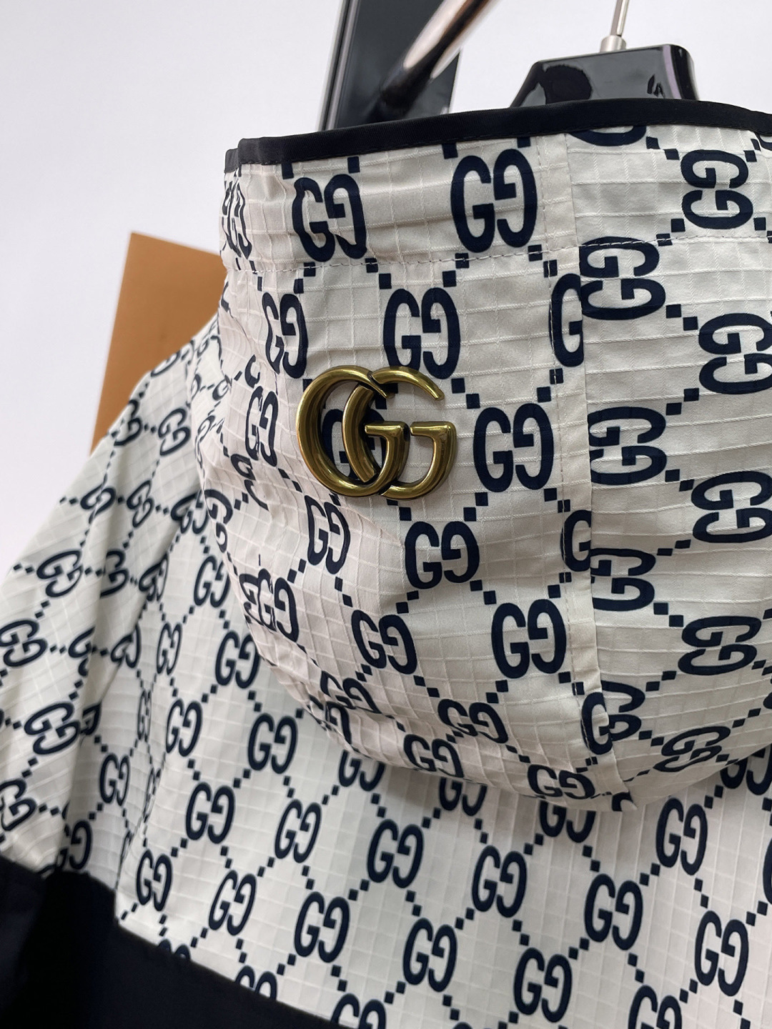 GUCCI A貨拼色連帽外套 男士雙G印花防風夾克潮流款| 15 GUCCI A貨拼色連帽外套 男士雙G印花防風夾克潮流款