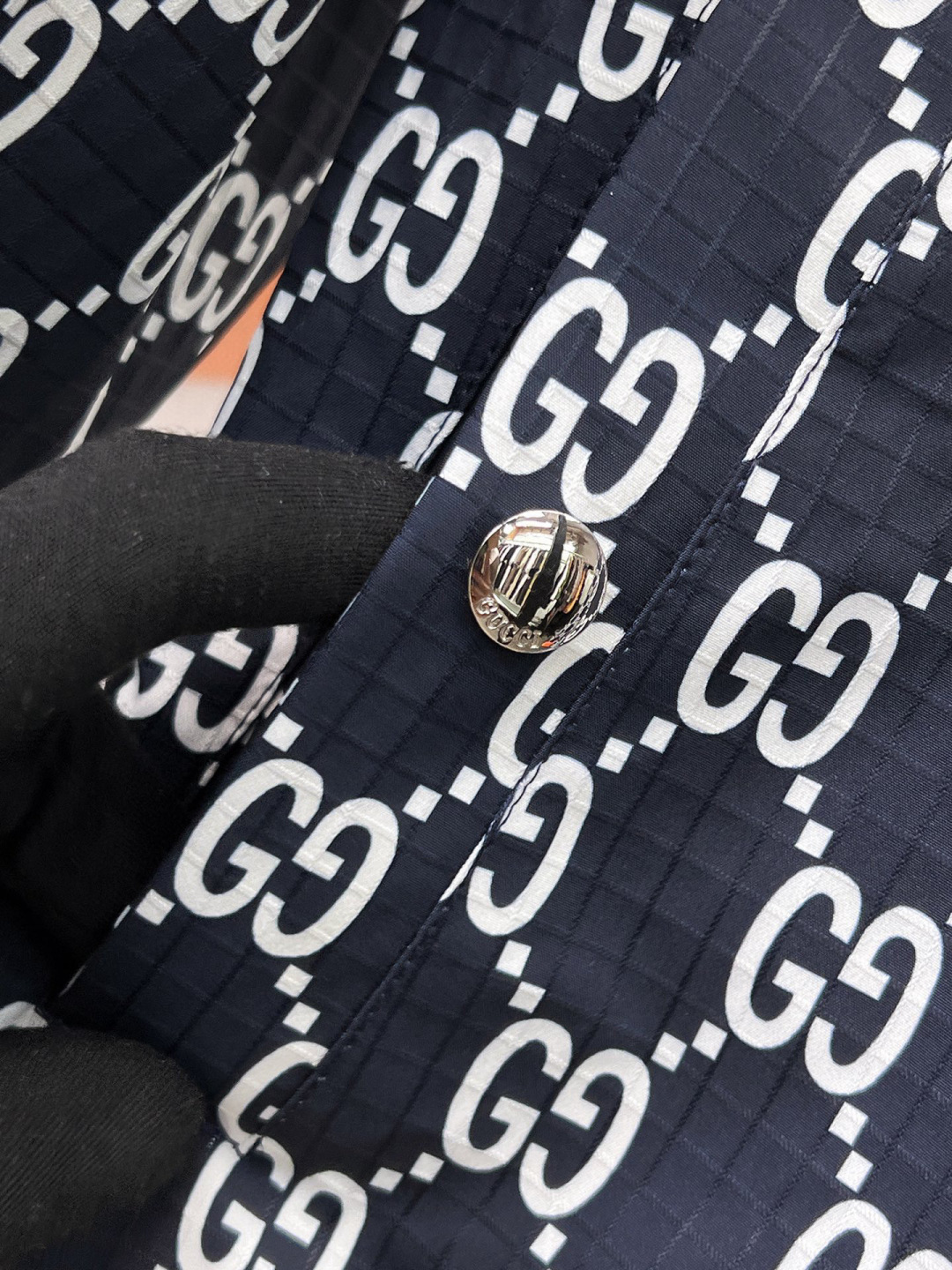 GUCCI 高仿滿版雙G外套 男士橘色織帶連帽拉鍊夾克潮流款| 15 GUCCI 高仿滿版雙G外套 男士橘色織帶連帽拉鍊夾克潮流款