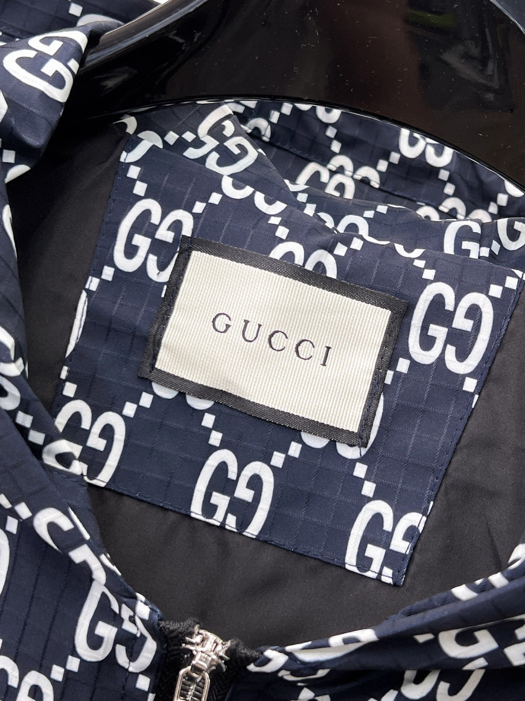 GUCCI 高仿滿版雙G外套 男士橘色織帶連帽拉鍊夾克潮流款| 14 GUCCI 高仿滿版雙G外套 男士橘色織帶連帽拉鍊夾克潮流款