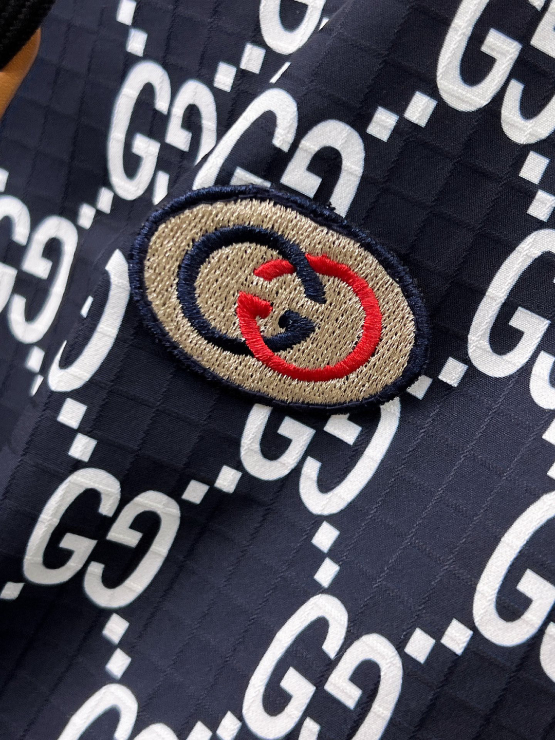 GUCCI 高仿滿版雙G外套 男士橘色織帶連帽拉鍊夾克潮流款| 18 GUCCI 高仿滿版雙G外套 男士橘色織帶連帽拉鍊夾克潮流款