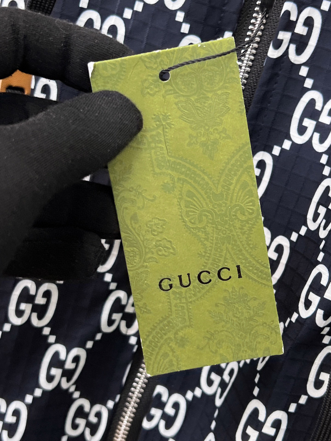 GUCCI 高仿滿版雙G外套 男士橘色織帶連帽拉鍊夾克潮流款| 17 GUCCI 高仿滿版雙G外套 男士橘色織帶連帽拉鍊夾克潮流款