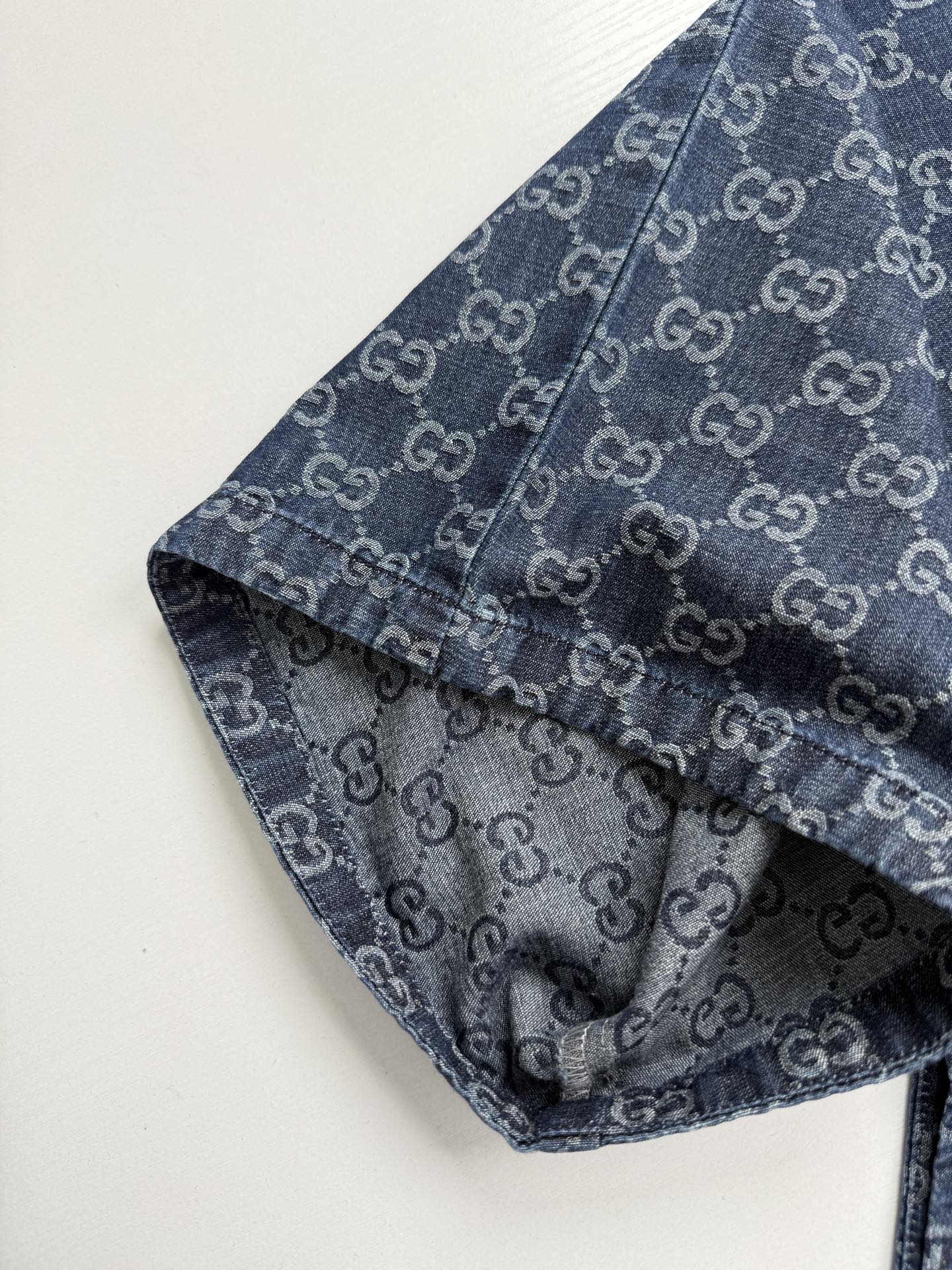 Gucci 古驰 高仿 GG滿版牛仔長褲 男士寬鬆直筒休閒褲| 12 Gucci 古驰 高仿 GG滿版牛仔長褲 男士寬鬆直筒休閒褲