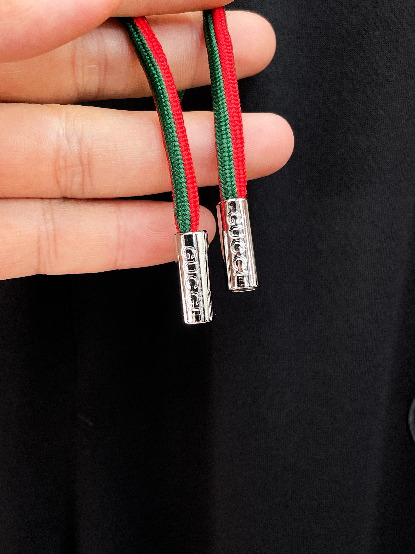 GUCCI 一比一黑色拼接運動長褲男士休閒束腳褲| 7 GUCCI 一比一黑色拼接運動長褲男士休閒束腳褲