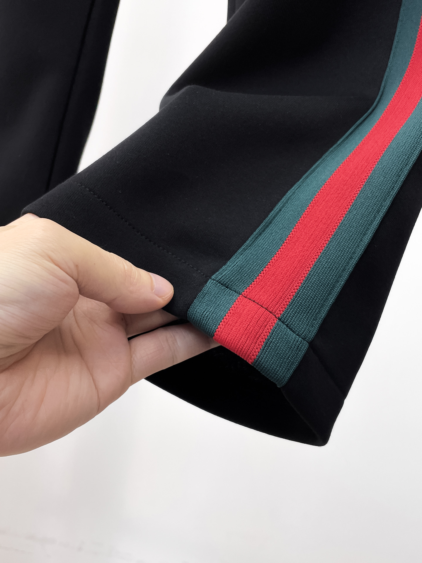 GUCCI 復刻側條紋運動長褲男士修身休閒直筒褲| 15 GUCCI 復刻側條紋運動長褲男士修身休閒直筒褲