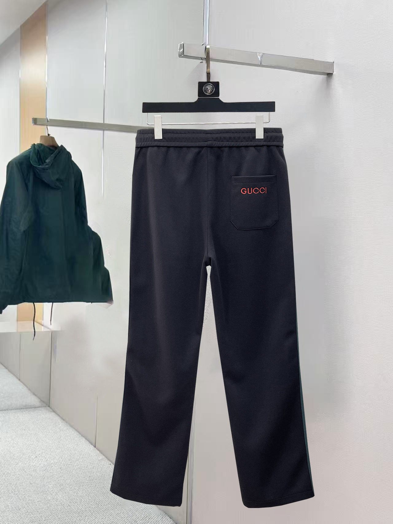 GUCCI 復刻側條紋運動長褲男士修身休閒直筒褲| 13 GUCCI 復刻側條紋運動長褲男士修身休閒直筒褲