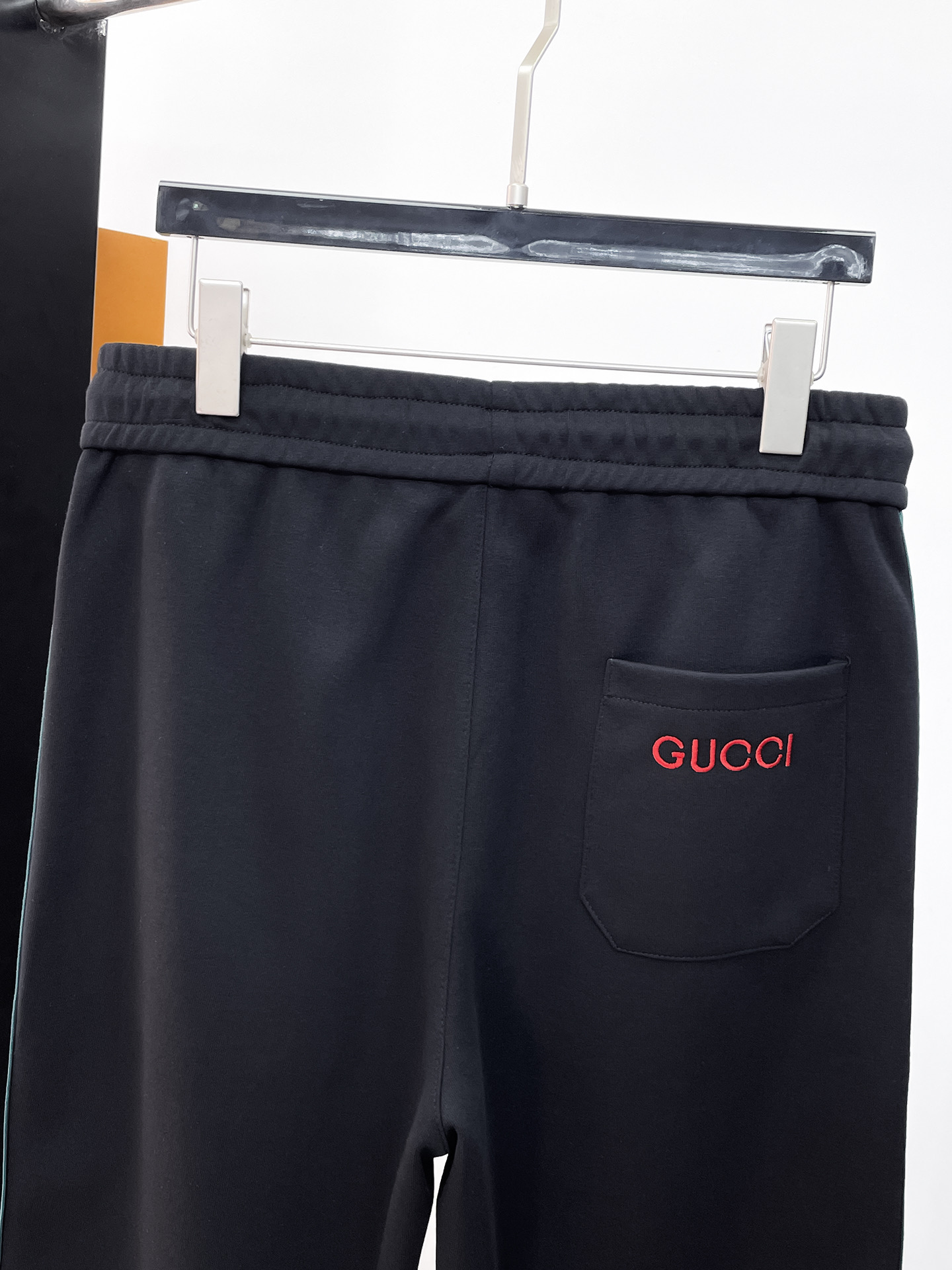 GUCCI 復刻側條紋運動長褲男士修身休閒直筒褲| 11 GUCCI 復刻側條紋運動長褲男士修身休閒直筒褲