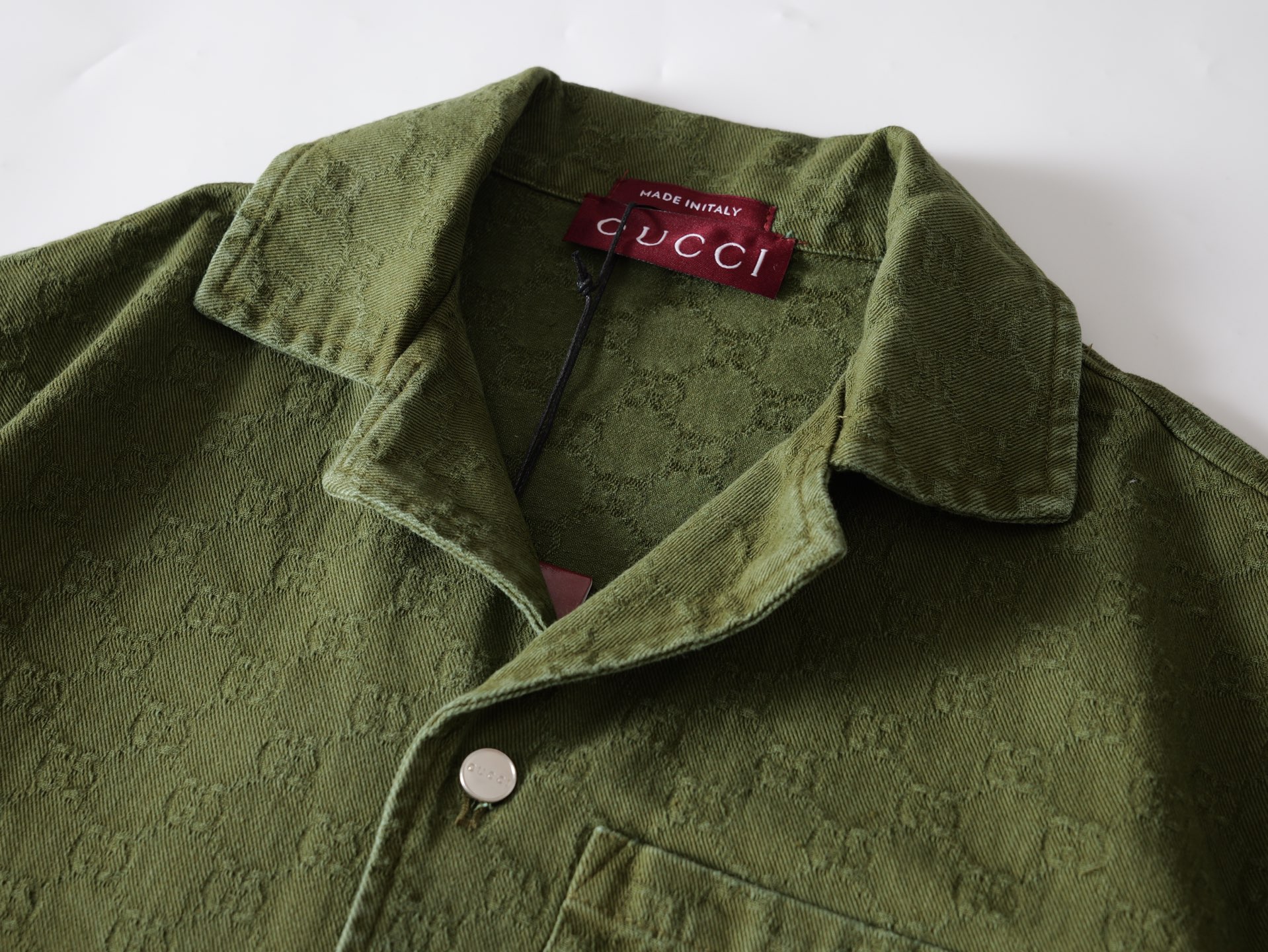Gucci 古驰 高仿 漸變提花短袖襯衫 男士休閒襯衣| 13 Gucci 古驰 高仿 漸變提花短袖襯衫 男士休閒襯衣