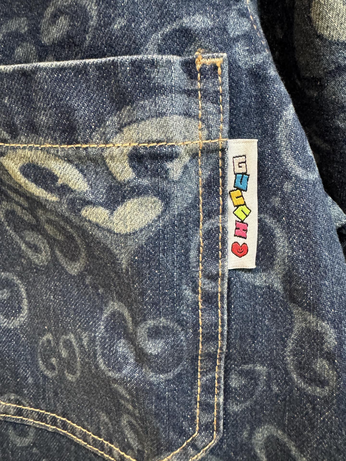 Gucci 復刻牛仔短袖襯衫 男士滿版印花休閒襯衣| 10 Gucci 復刻牛仔短袖襯衫 男士滿版印花休閒襯衣