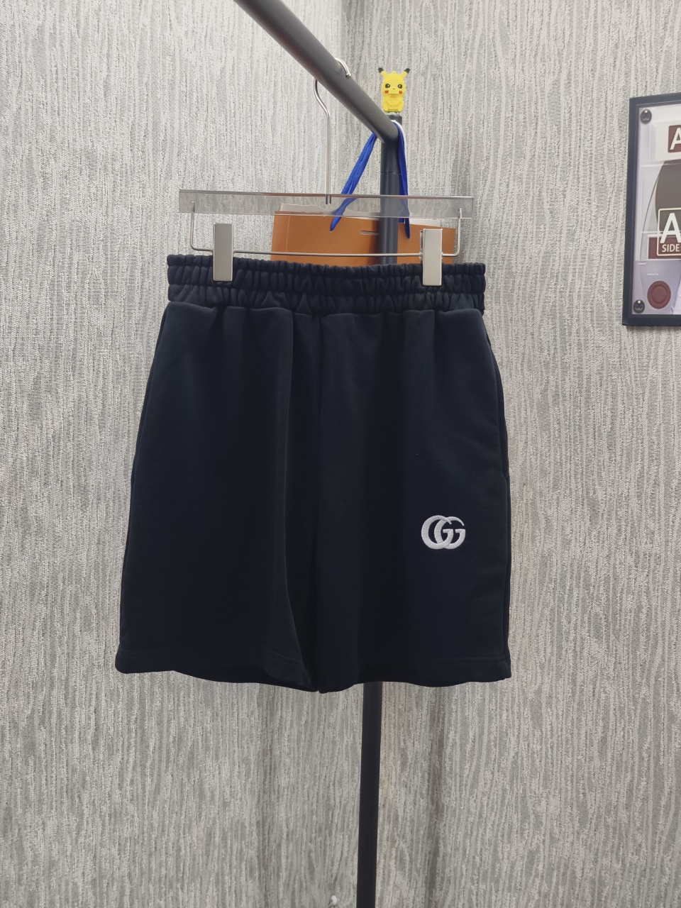 GUCCI 一比一短褲 男士雙G刺繡運動休閒五分褲| 3 GUCCI 一比一短褲 男士雙G刺繡運動休閒五分褲