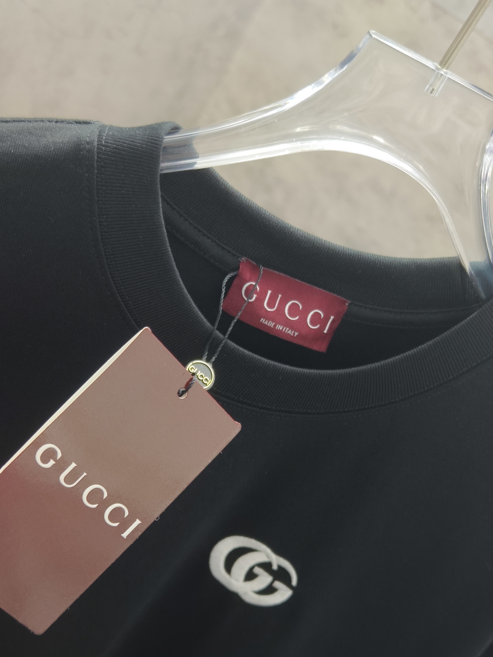 GUCCI 高仿雙G刺繡短袖T恤男士純棉圓領休閒百搭款| 8 GUCCI 高仿雙G刺繡短袖T恤男士純棉圓領休閒百搭款