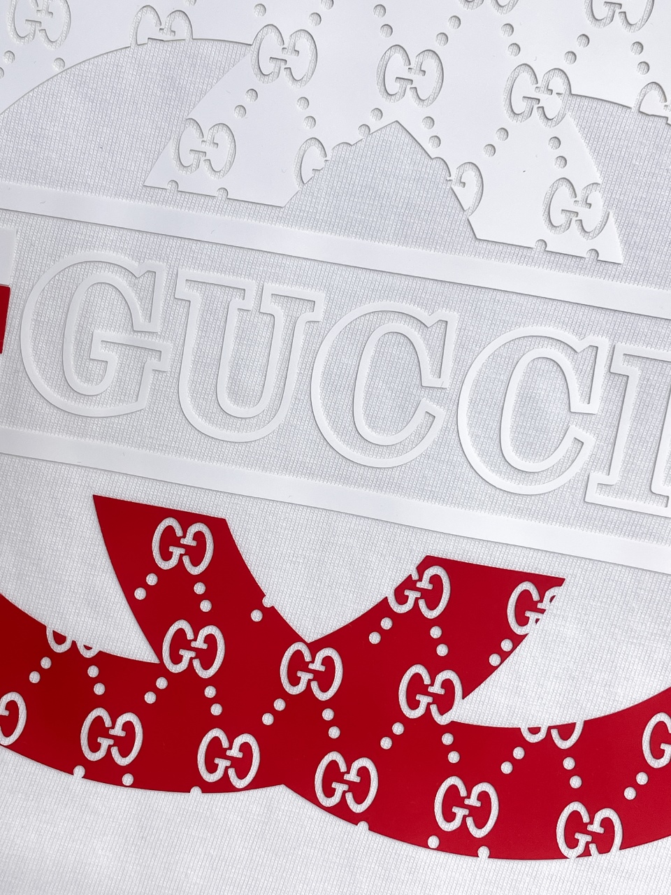 GUCCI 原單拼色LOGO印花短袖T恤男士潮流圓領休閒上衣