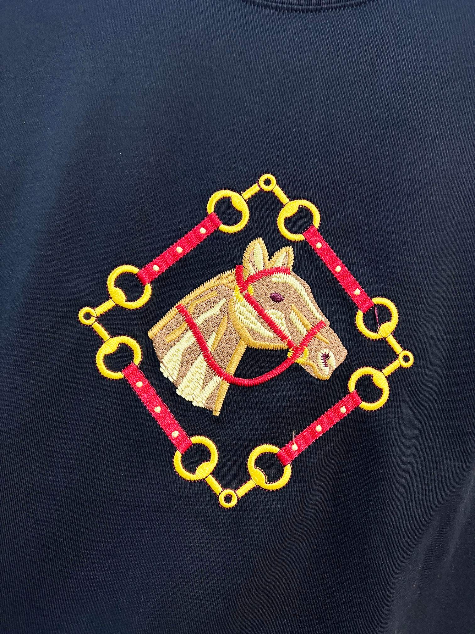 GUCCI 高仿馬頭刺繡短袖T恤男士純棉圓領潮流百搭款| 10 GUCCI 高仿馬頭刺繡短袖T恤男士純棉圓領潮流百搭款