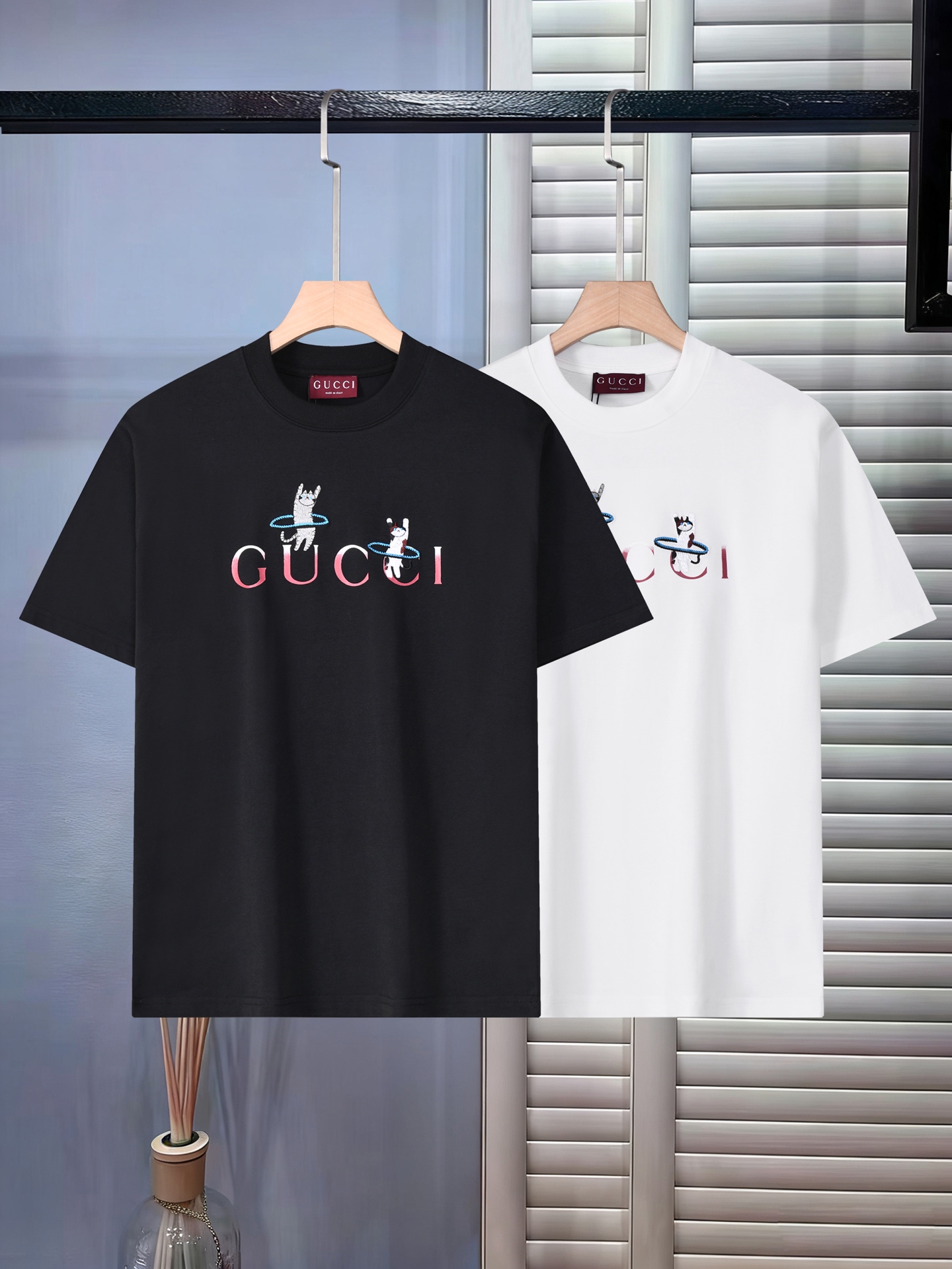 GUCCI 高仿卡通印花短袖T恤 男士圓領純棉潮流休閒上衣| 7 GUCCI 高仿卡通印花短袖T恤 男士圓領純棉潮流休閒上衣