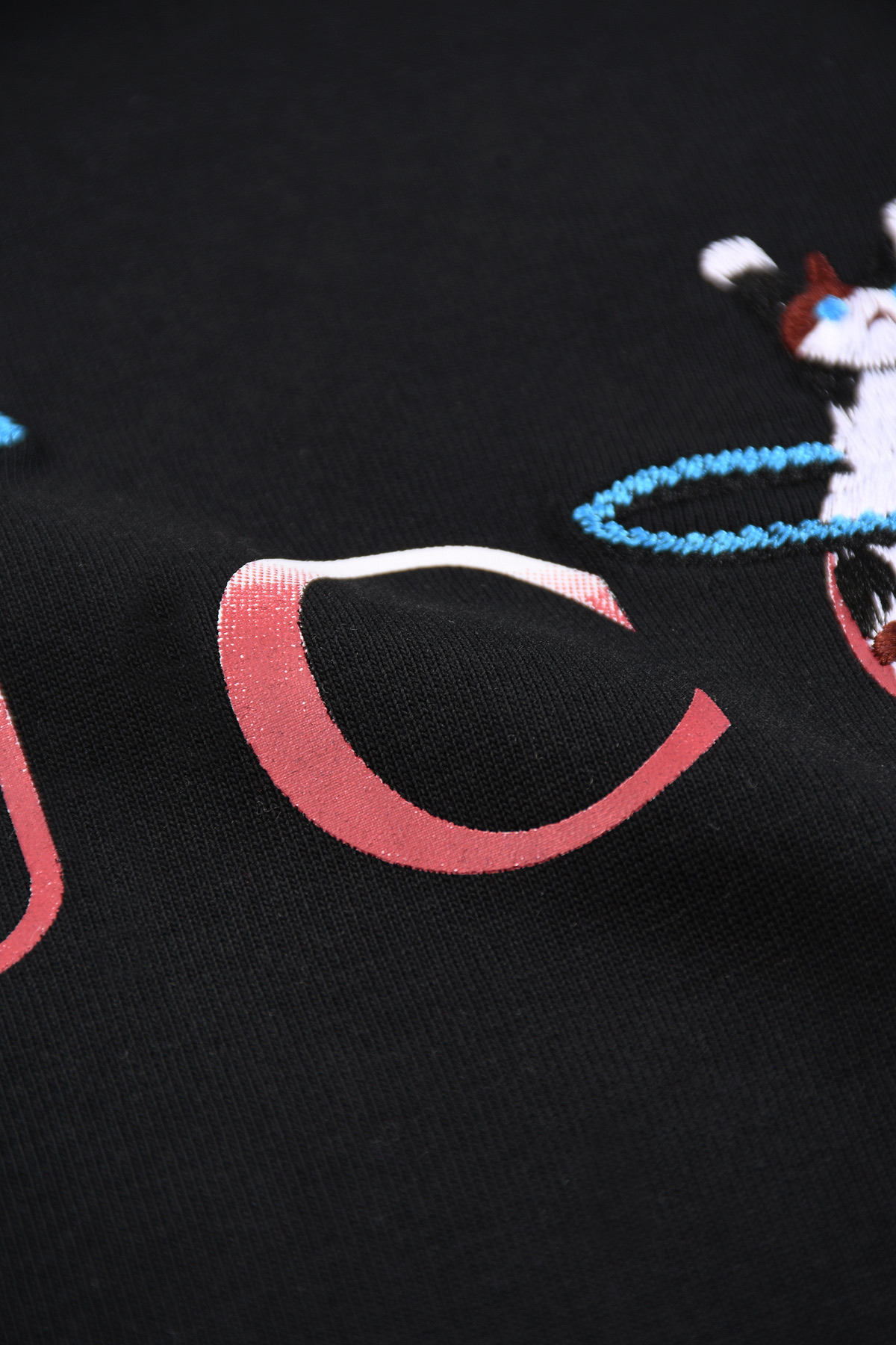 GUCCI 高仿刺繡貓咪印花短袖T恤 男士潮流百搭純棉圓領上衣| 9 GUCCI 高仿刺繡貓咪印花短袖T恤 男士潮流百搭純棉圓領上衣