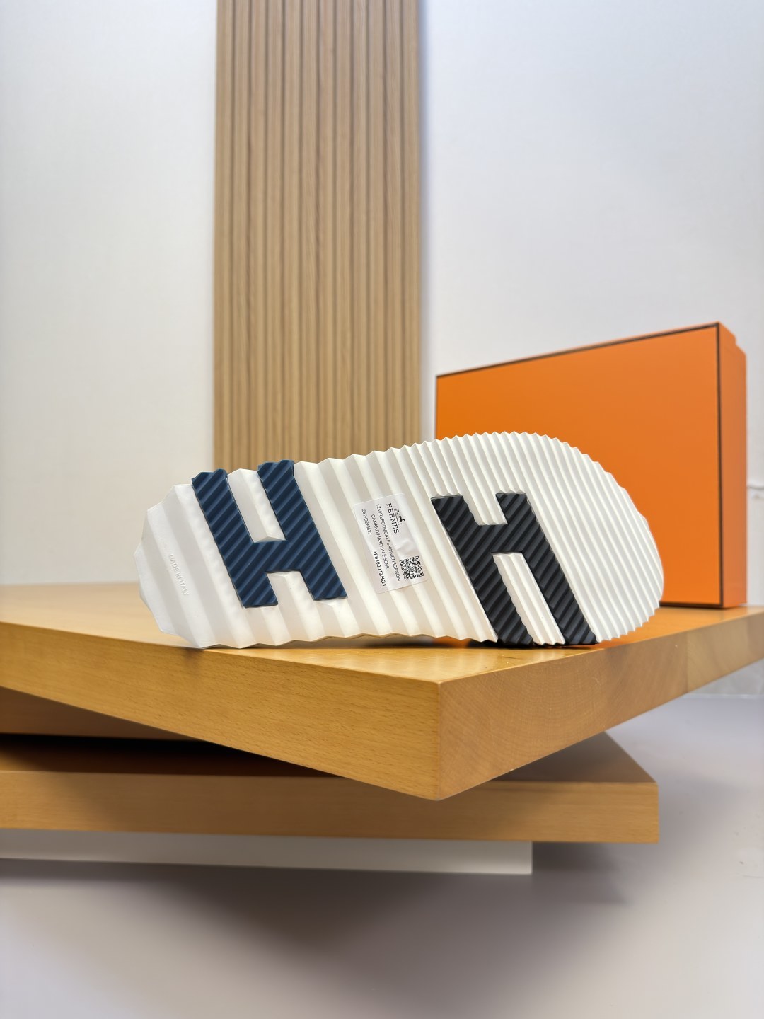 Hermès 愛馬仕 高仿 深灰藍交叉涼拖 男士百搭拖鞋