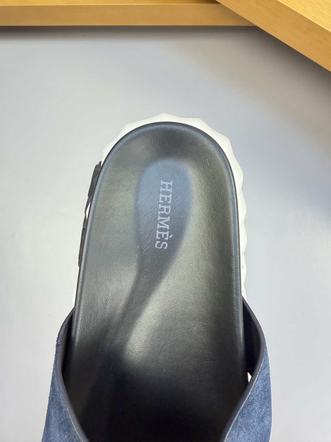 Hermès 愛馬仕 高仿 深藍交叉涼拖 男士休閒舒適拖鞋| 9 Hermès 愛馬仕 高仿 深藍交叉涼拖 男士休閒舒適拖鞋