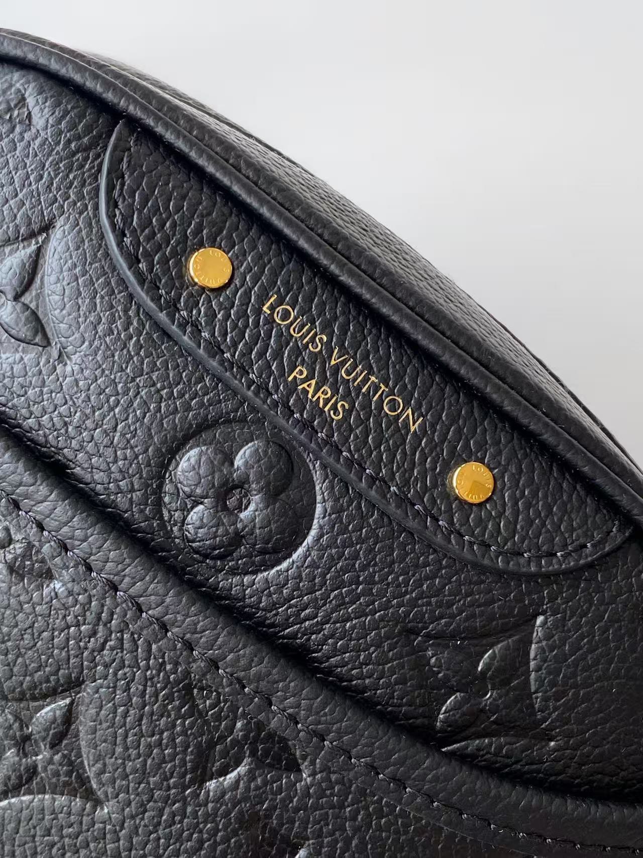 LV 原單壓花皮革小方包 黑色高級單肩斜挎包| 11 LV 原單壓花皮革小方包 黑色高級單肩斜挎包