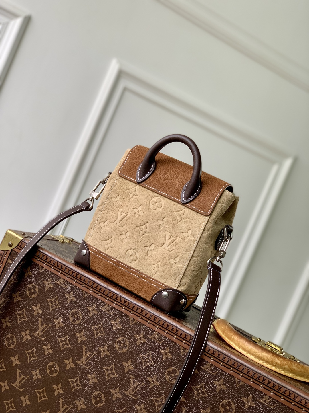 LV 一比一拼色迷你手提包 復古風單肩斜挎小包| 13 LV 一比一拼色迷你手提包 復古風單肩斜挎小包
