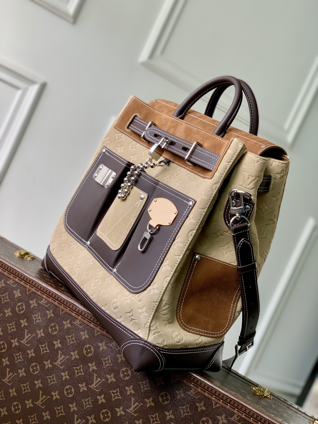 LV A貨多口袋手提包 工裝風單肩斜挎包 個性設計款| 14 LV A貨多口袋手提包 工裝風單肩斜挎包 個性設計款