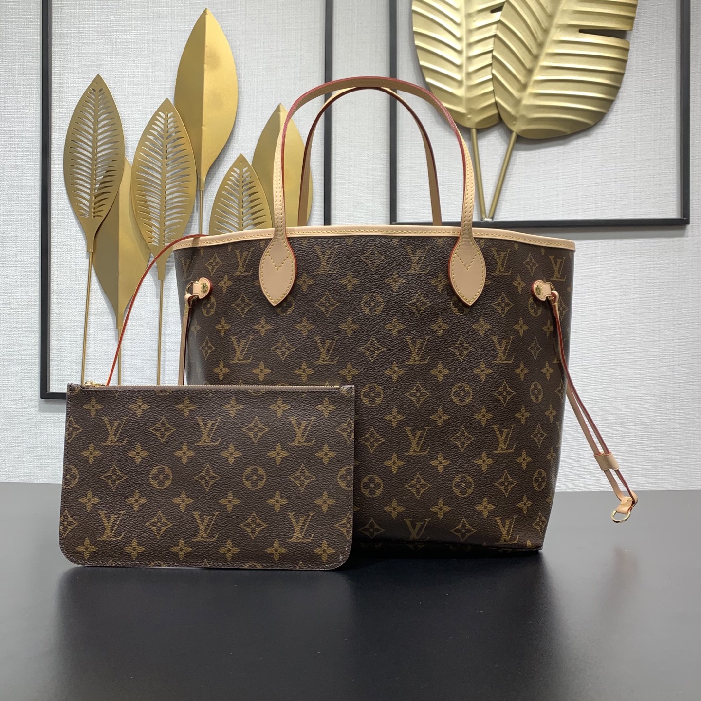 LV 復刻Neverfull老花托特包 經典深色大容量手提包| 6 LV 復刻Neverfull老花托特包 經典深色大容量手提包