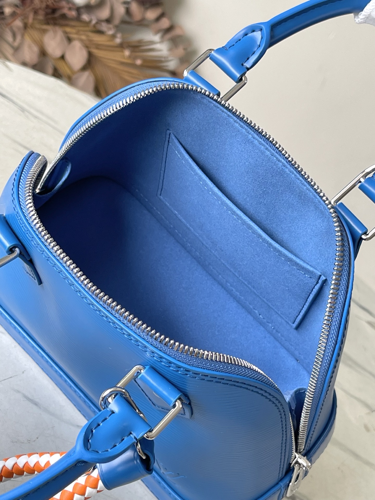 LV A貨 Alma BB Epi 水波紋藍色手提包 迷你女士斜背包| 7 LV A貨 Alma BB Epi 水波紋藍色手提包 迷你女士斜背包