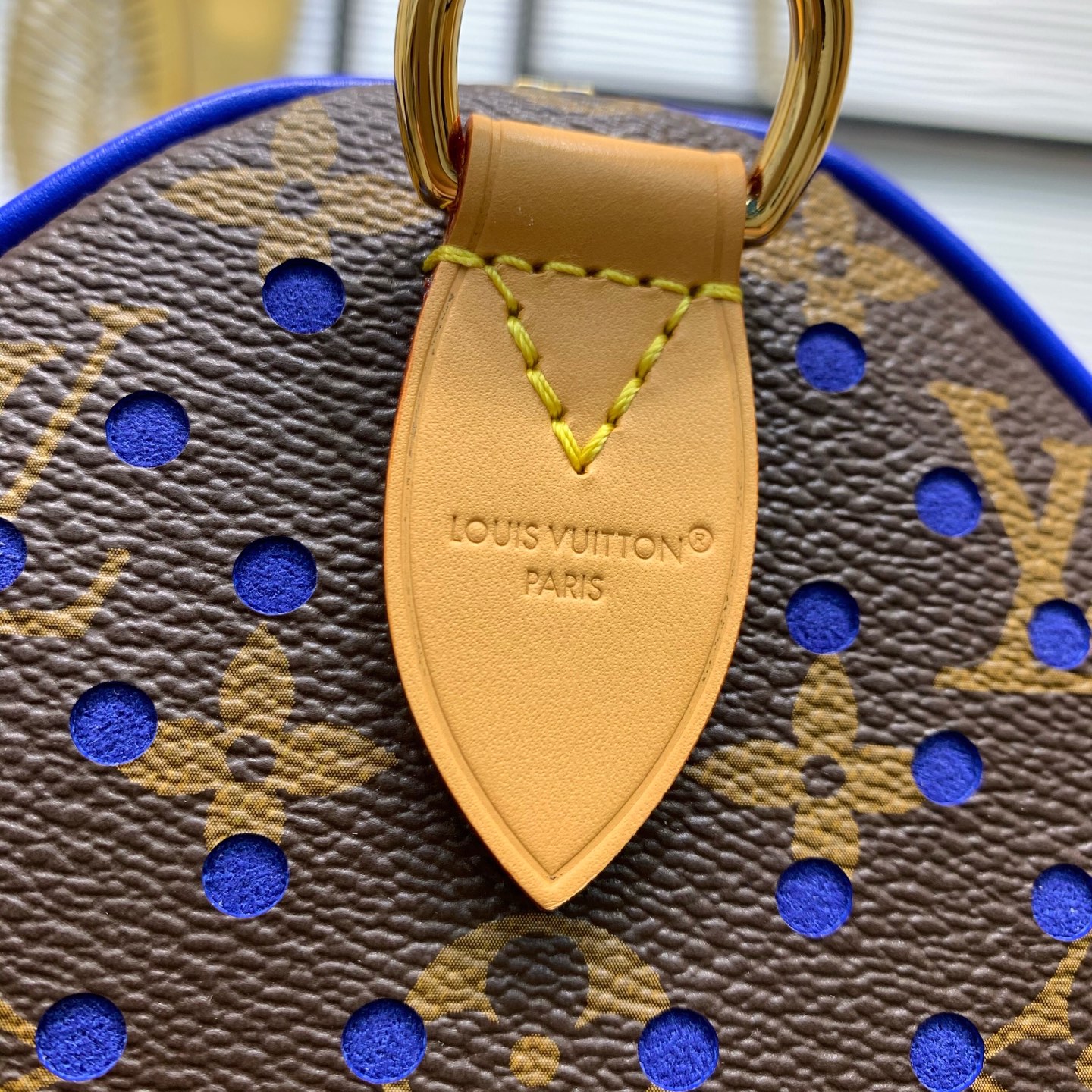 LV A貨 Speedy Monogram 藍色鏤空老花手提包 大容量肩背包| 18 LV A貨 Speedy Monogram 藍色鏤空老花手提包 大容量肩背包