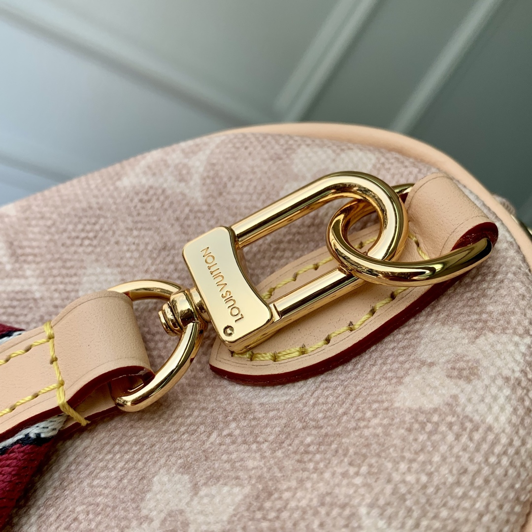 LV 高仿 Monogram 淺粉老花 Speedy 手提包 寬肩帶斜背女包| 10 LV 高仿 Monogram 淺粉老花 Speedy 手提包 寬肩帶斜背女包
