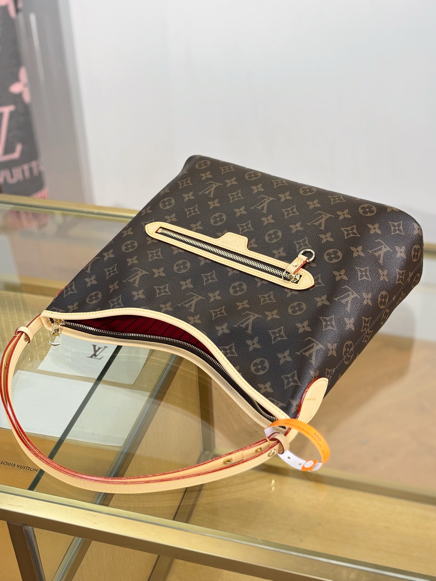 LV一比一Monogram老花抽繩水桶包 金色鏈條女士肩背包| 12 LV一比一Monogram老花抽繩水桶包 金色鏈條女士肩背包