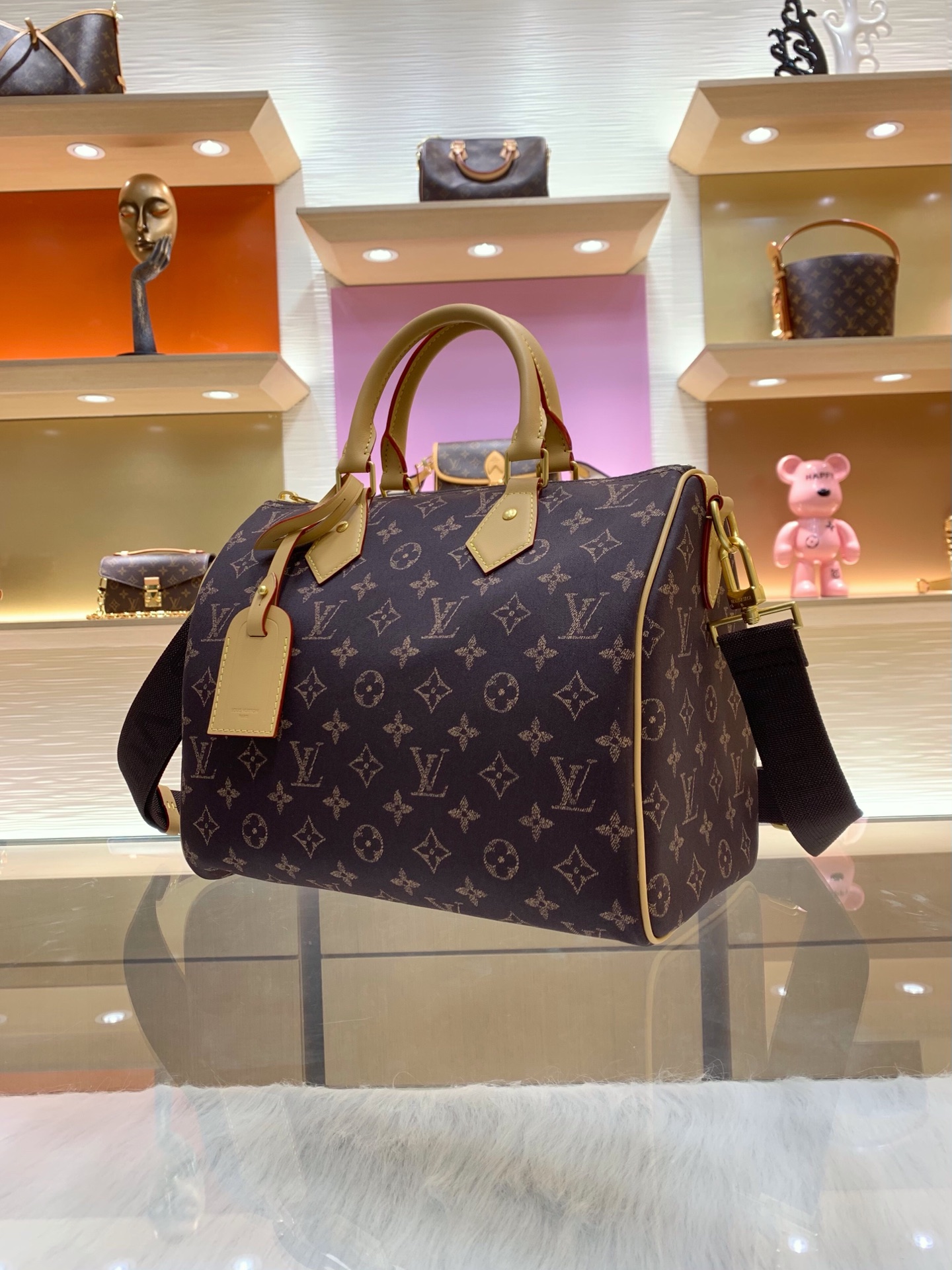 LV高仿男女款Speedy老花手提包經典棕色休閒百搭2026復古旅行風| 13 LV高仿男女款Speedy老花手提包經典棕色休閒百搭2026復古旅行風