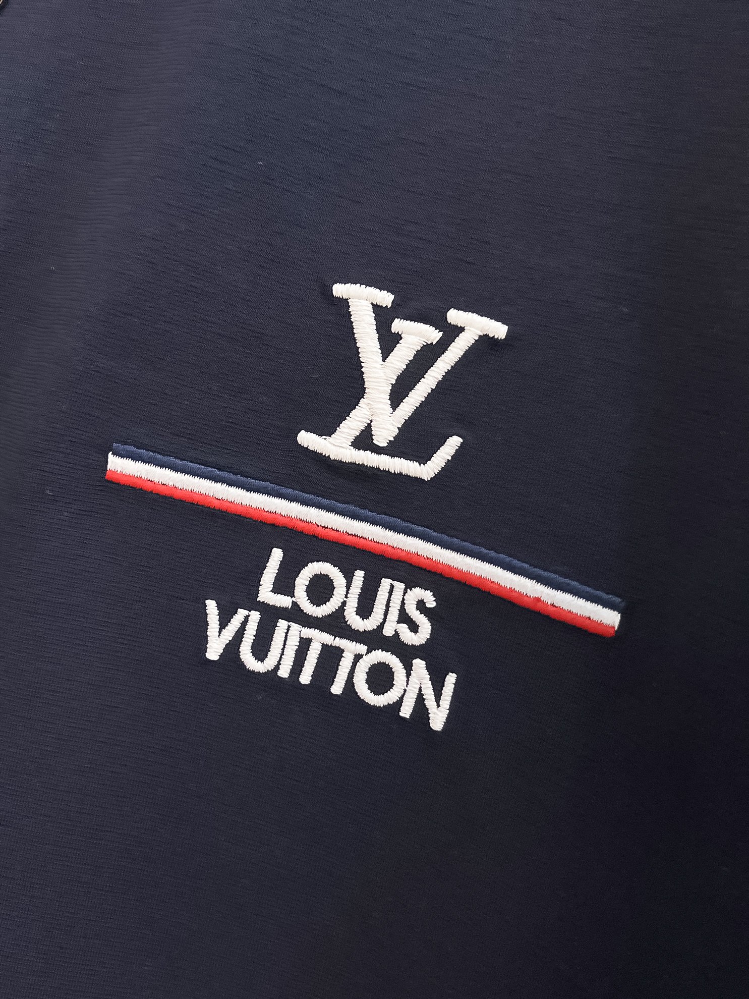 原單LV男士短袖Polo衫 深藍色字母Logo翻領上衣| 8 原單LV男士短袖Polo衫 深藍色字母Logo翻領上衣