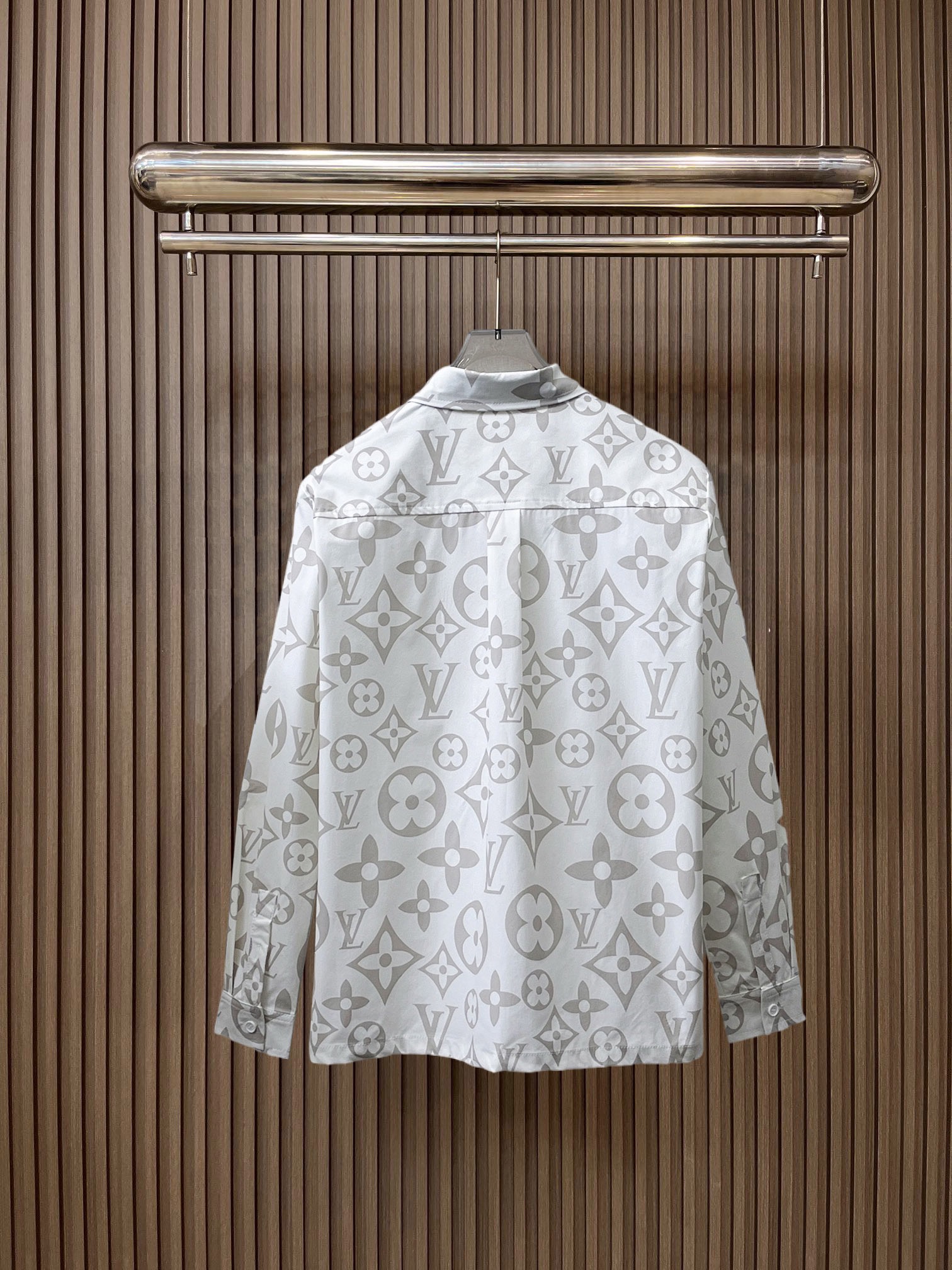 LV高仿大花Monogram印花襯衫 男士長袖休閒襯衣| 14 LV高仿大花Monogram印花襯衫 男士長袖休閒襯衣