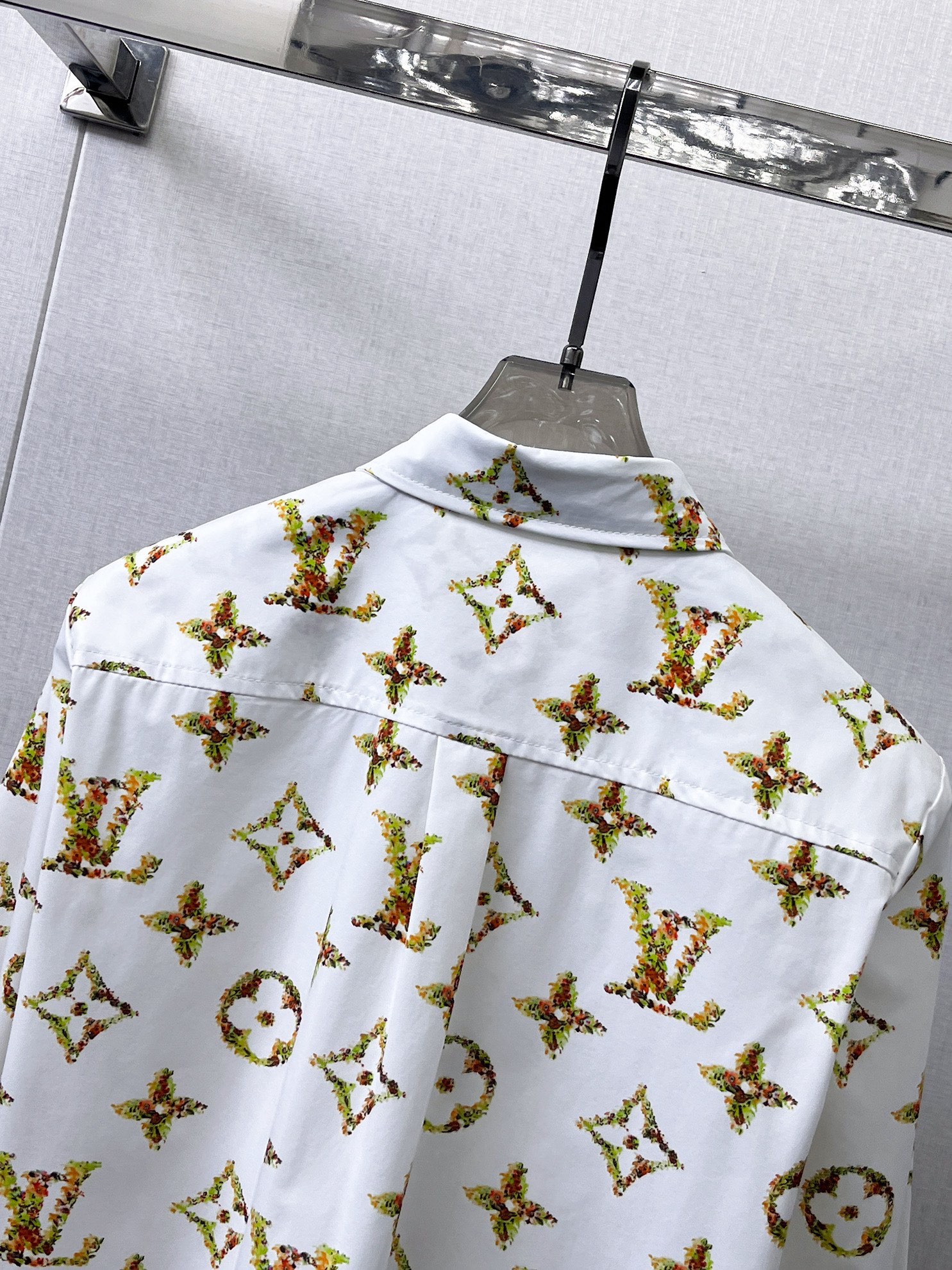 LV原單碎花Monogram印花襯衫 男士長袖時尚襯衣| 13 LV原單碎花Monogram印花襯衫 男士長袖時尚襯衣