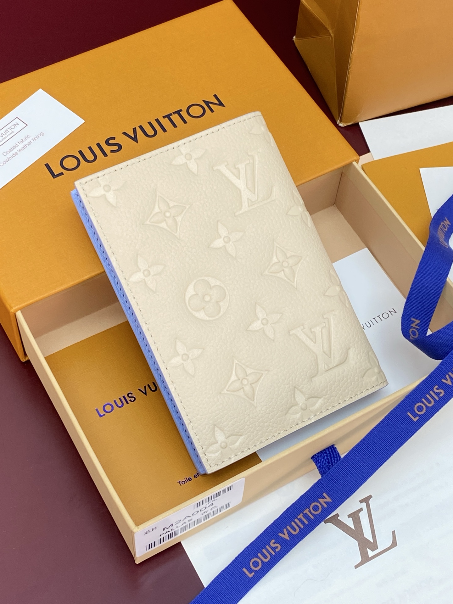 LV一比一女士奶油白Monogram Empreinte對折長夾 立體壓紋皮革錢包| 14 LV一比一女士奶油白Monogram Empreinte對折長夾 立體壓紋皮革錢包