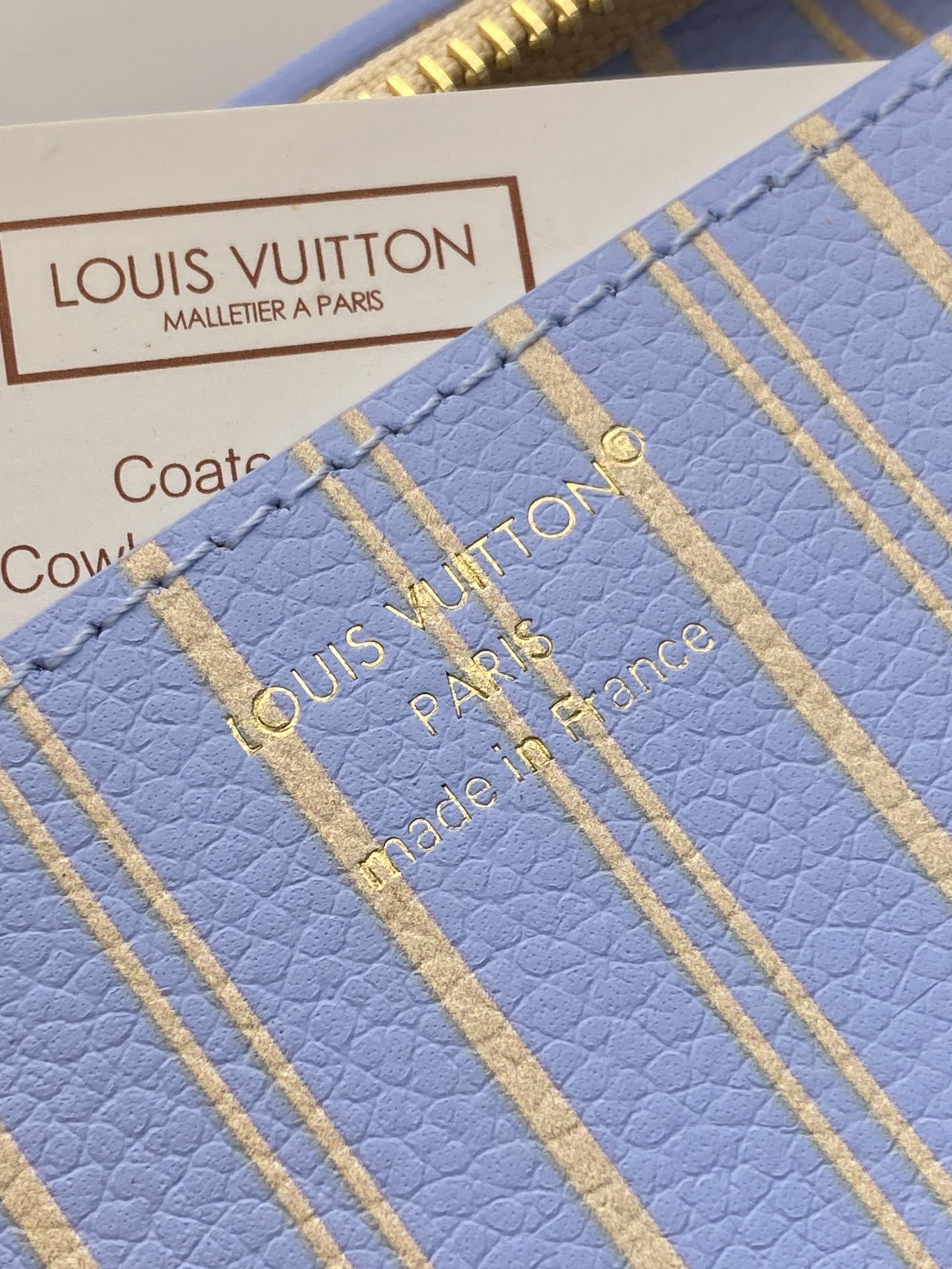 LV復刻女士奶油白Monogram Empreinte拉鍊零錢包 金色鏈條掛扣小包| 9 LV復刻女士奶油白Monogram Empreinte拉鍊零錢包 金色鏈條掛扣小包
