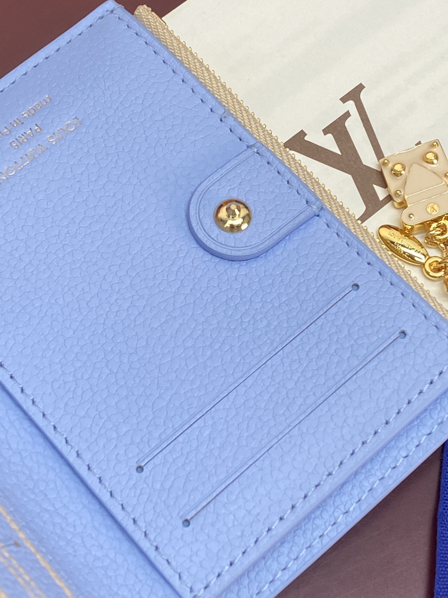 LV一比一 Monogram Empreinte 奶油白短夾 雙色拼接錢包| 10 LV一比一 Monogram Empreinte 奶油白短夾 雙色拼接錢包
