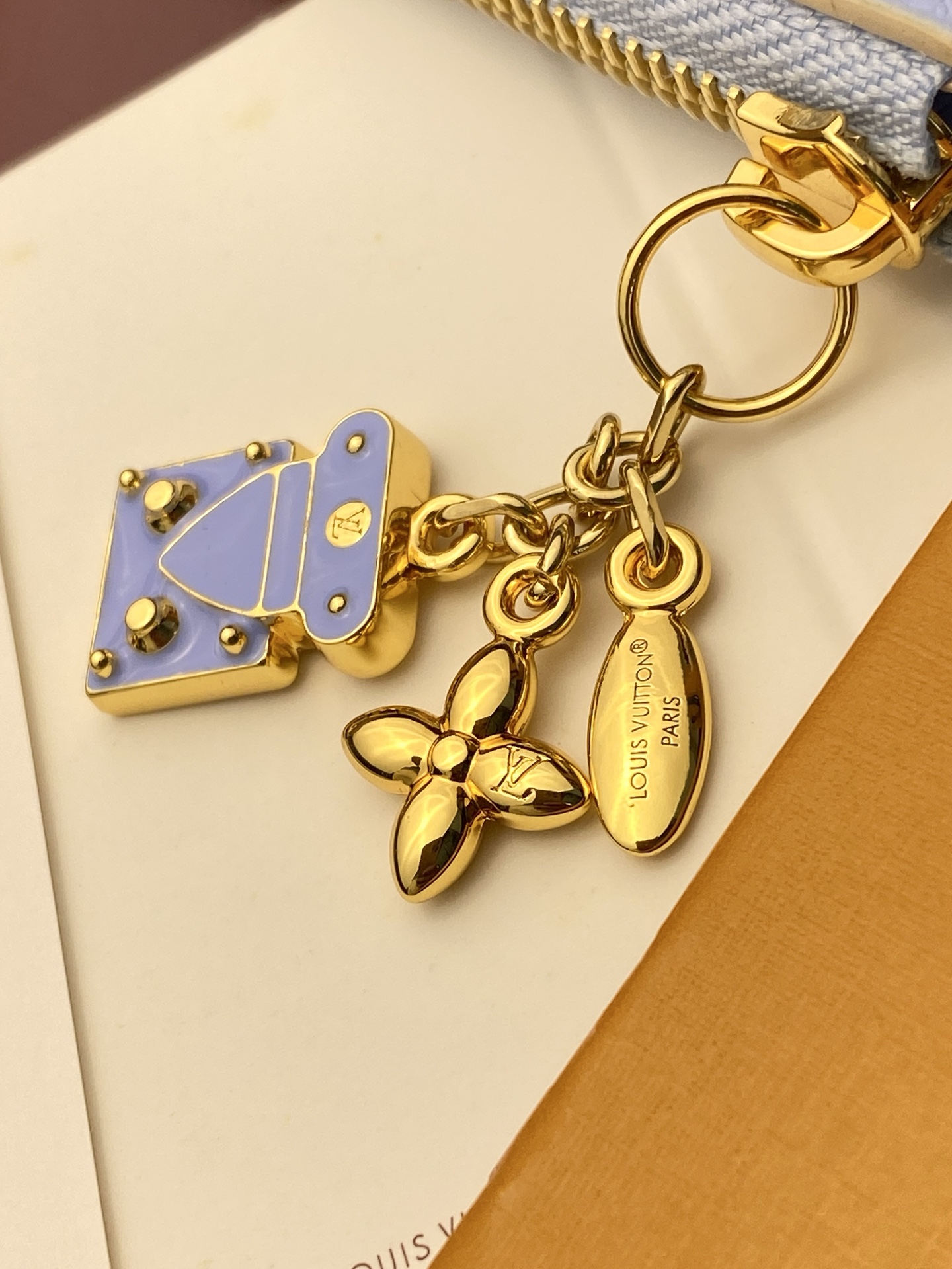 LV原單 Monogram Empreinte 淺藍色拉鍊卡片夾 多卡位零錢包| 5 LV原單 Monogram Empreinte 淺藍色拉鍊卡片夾 多卡位零錢包