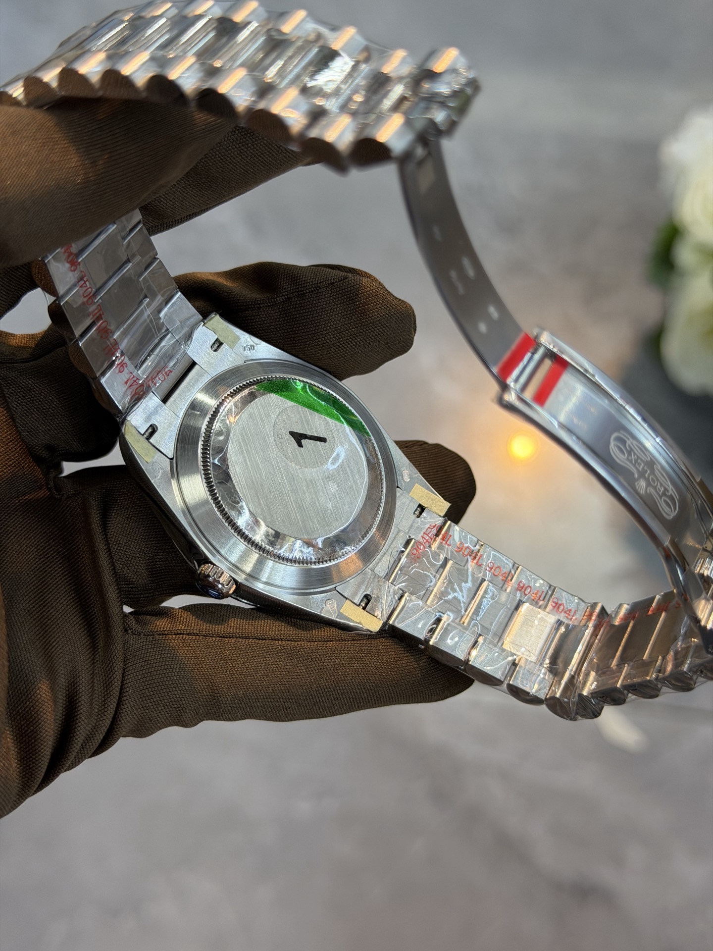 ROLEX復刻Day-Date男士冰藍面腕錶 鑽石時標星期日曆鋼帶機械手錶| 16 ROLEX復刻Day-Date男士冰藍面腕錶 鑽石時標星期日曆鋼帶機械手錶