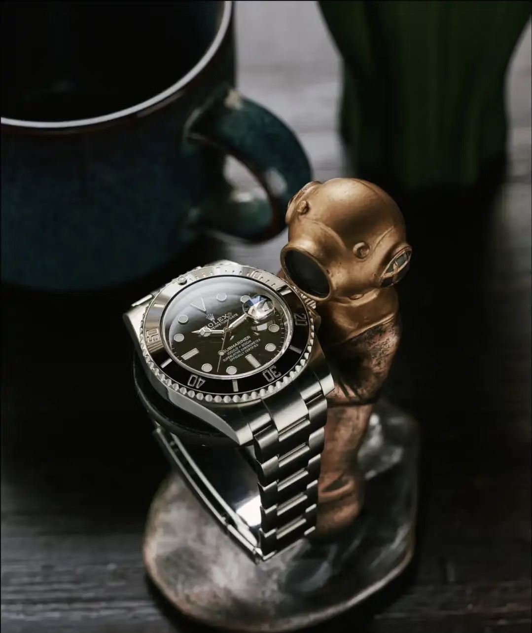 ROLEX復刻Submariner黑水鬼腕錶 黑色陶瓷圈鋼帶日曆潛航者男錶| 11 ROLEX復刻Submariner黑水鬼腕錶 黑色陶瓷圈鋼帶日曆潛航者男錶