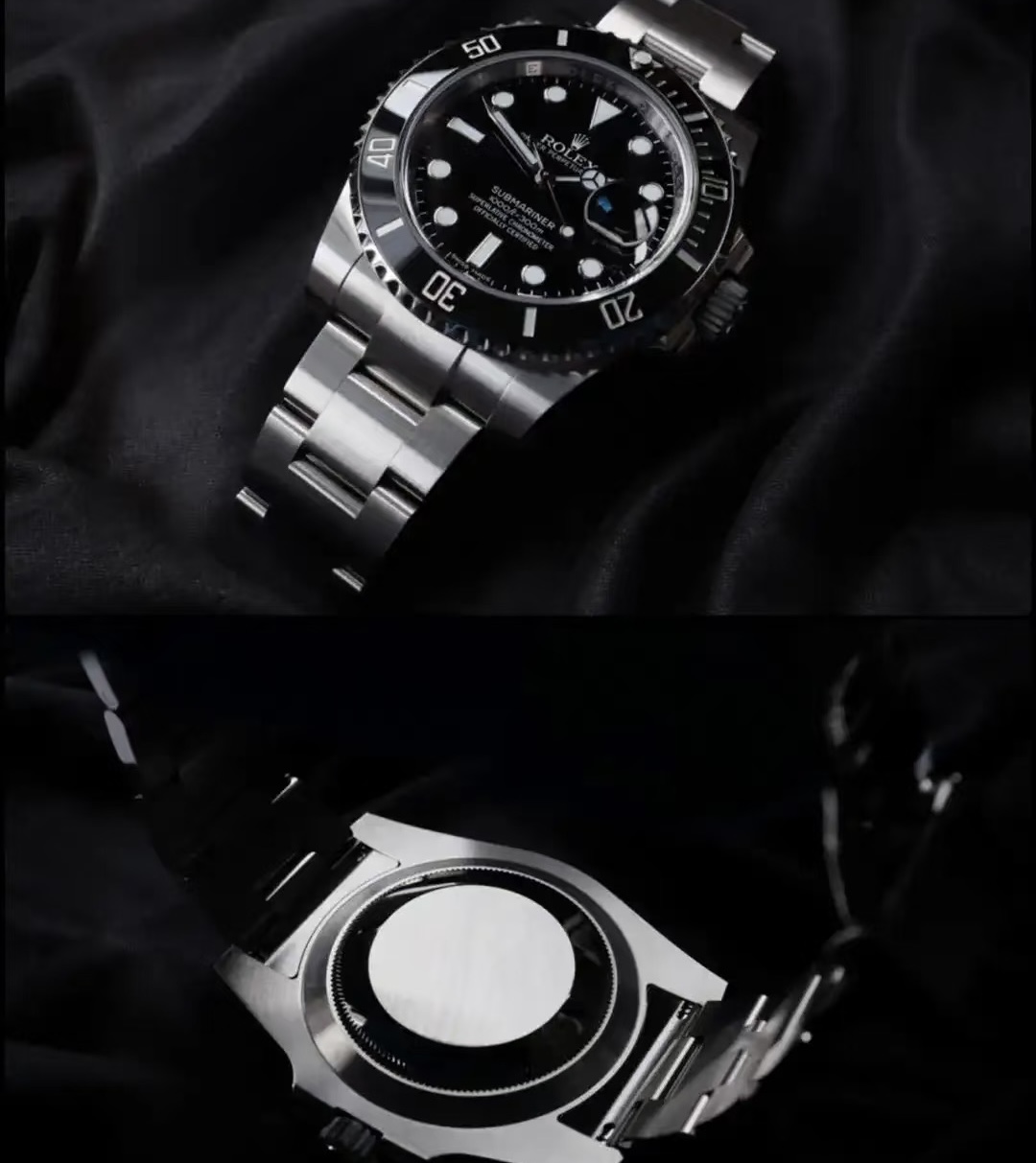 ROLEX復刻Submariner黑水鬼腕錶 黑色陶瓷圈鋼帶日曆潛航者男錶| 8 ROLEX復刻Submariner黑水鬼腕錶 黑色陶瓷圈鋼帶日曆潛航者男錶
